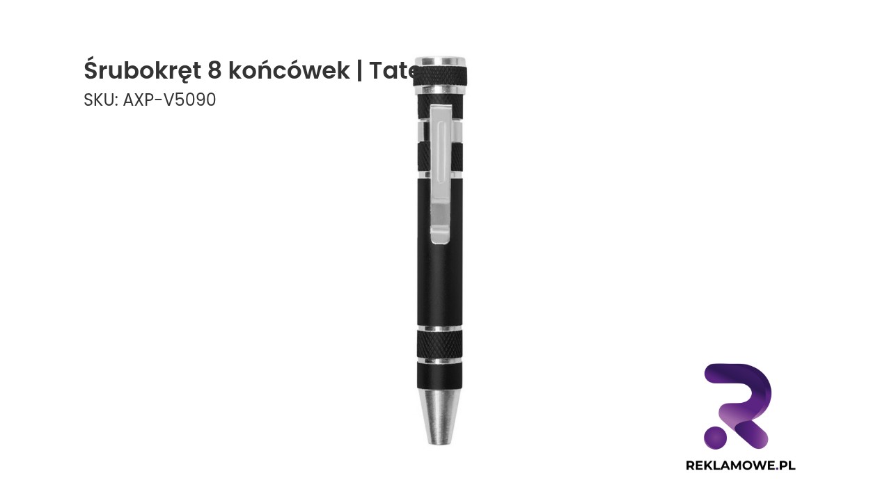 Śrubokręt z wymiennymi końcówkami marki Tate