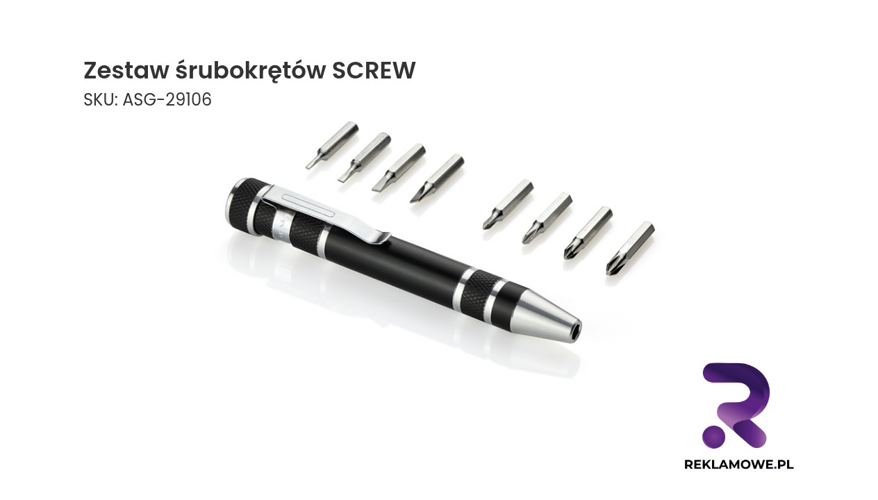 Zdjęcie zestawu śrubokrętów SCREW