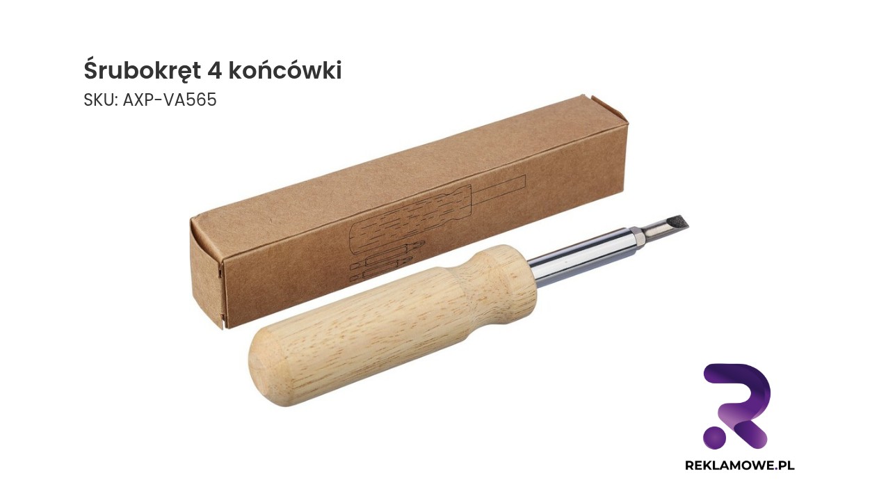 Śrubokręt z wymiennymi końcówkami