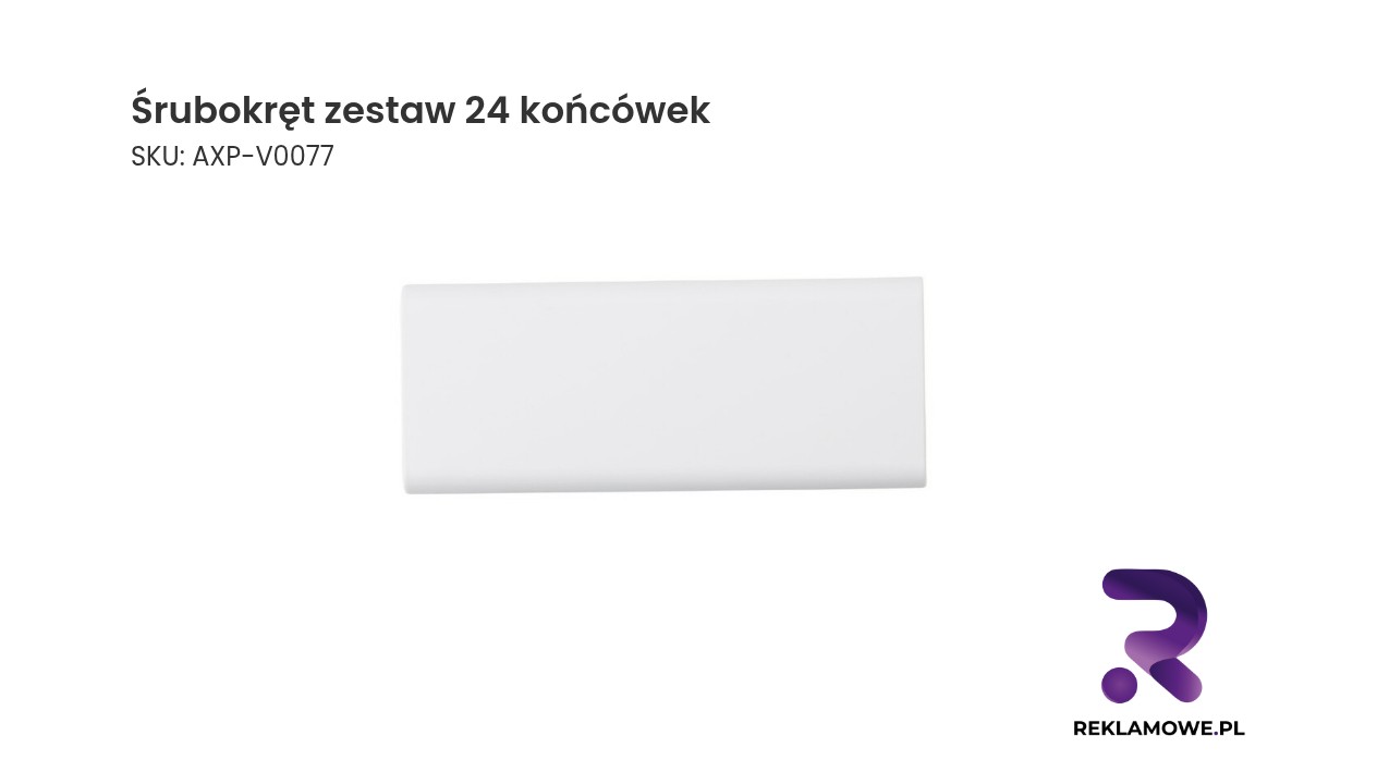 Śrubokręt, zestaw 24 końcówek Śrubokręt - zestaw 24 końcówek