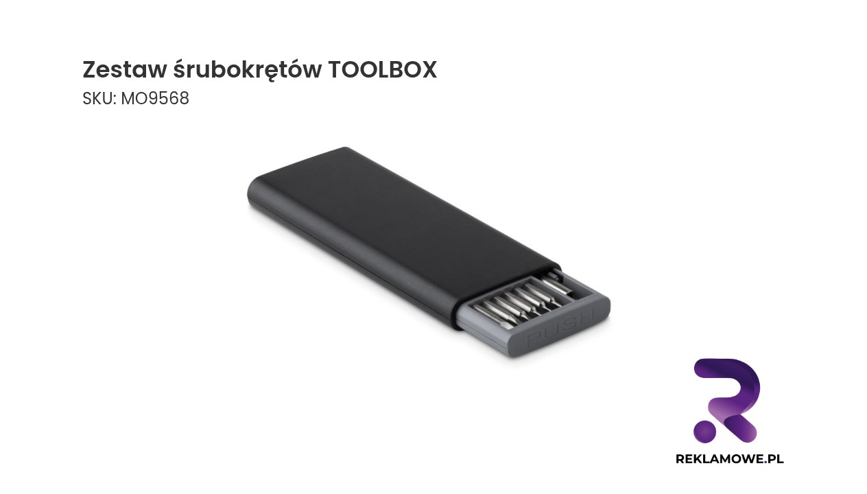 Zestaw śrubokrętów TOOLBOX Zestaw śrubokrętów TOOLBOX – komplet narzędzi do precyzyjnych i domowych prac